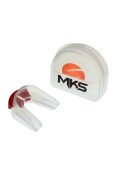 PROTETOR BUCAL DUPLO MKS SILICONE CRISTAL COM ESTOJO - Transparente