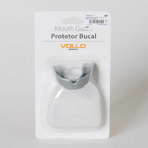 PROTETOR BUCAL VOLLO COM ESTOJO - Prata
