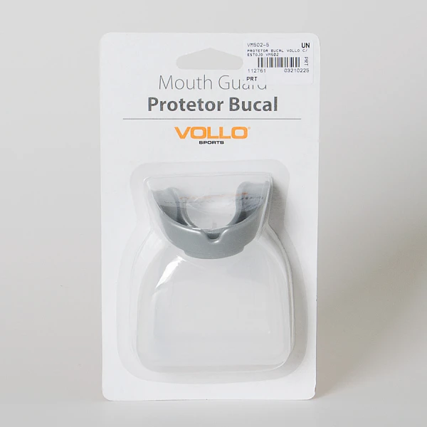 PROTETOR BUCAL VOLLO COM ESTOJO - Prata