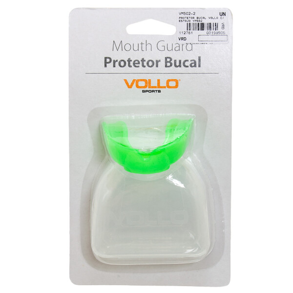 PROTETOR BUCAL VOLLO COM ESTOJO - Verde