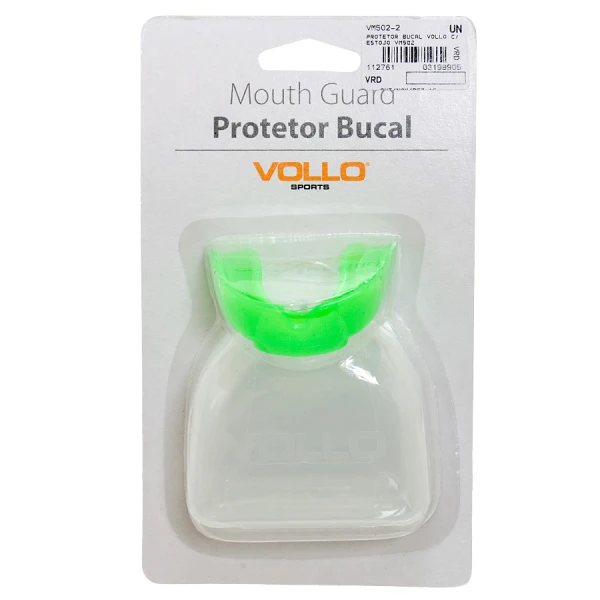 PROTETOR BUCAL VOLLO COM ESTOJO - Verde