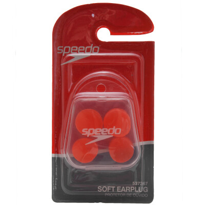 PROTETOR DE OUVIDO SPEEDO PARA NATAÇÃO SOFT EARPLUG - Laranja