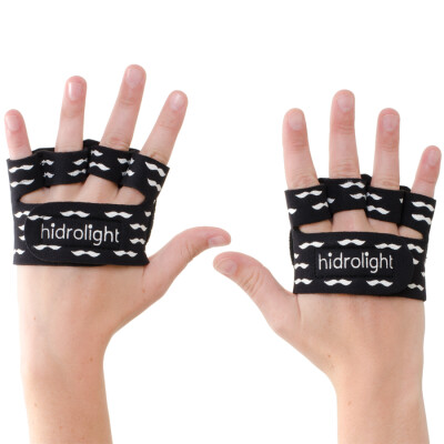PROTETOR PALMAR HIDROLIGHT S/DEDÃO H40H - Preto/branco