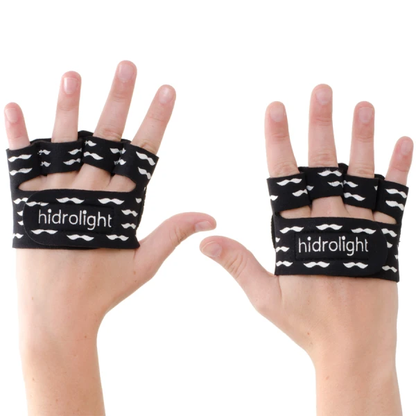 PROTETOR PALMAR HIDROLIGHT S/DEDÃO H40H - Preto/branco