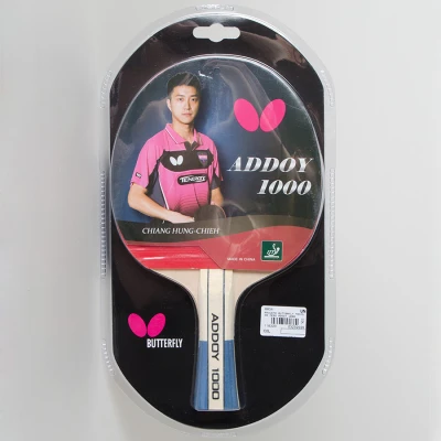 RAQUETE BUTTERFLY TÊNIS DE MESA ADDOY 1000 - Colorido