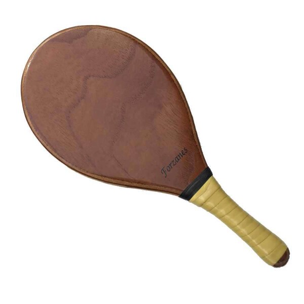 RAQUETE DE FRESCOBOL FORZANES NORMAL OCA - Marrom/amarelo