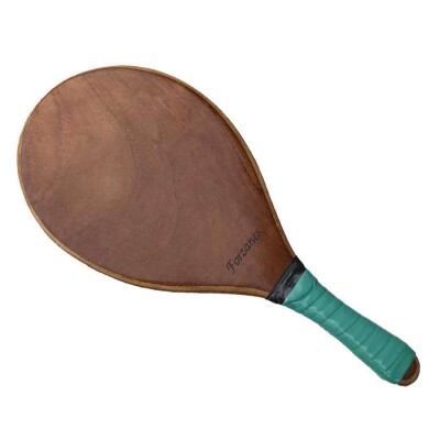 RAQUETE DE FRESCOBOL FORZANES NORMAL OCA - Marrom/verde oliva