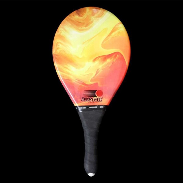 RAQUETE FAST BALL FRESCOBOL FIBRA COM ESTAMPA - Colorido