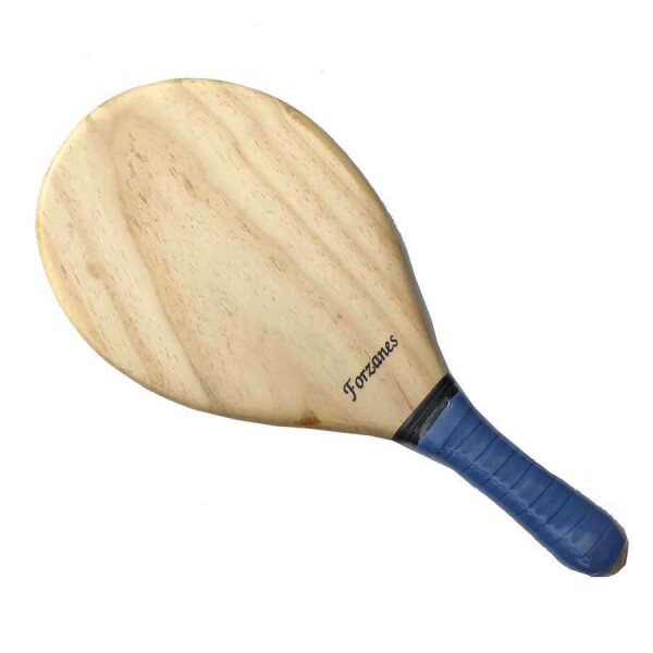 RAQUETE FRESCOBOL SÓLIDA DE PINUS FORZANES - Bege/azul