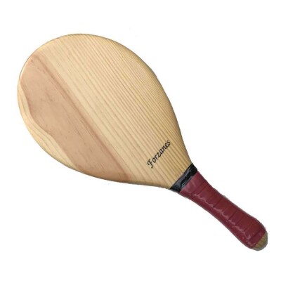 RAQUETE FRESCOBOL SÓLIDA DE PINUS FORZANES - Bege/pink