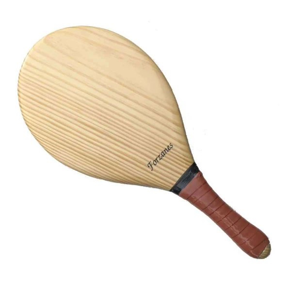 RAQUETE FRESCOBOL SÓLIDA DE PINUS FORZANES - Bege/rosa