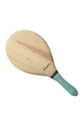 RAQUETE FRESCOBOL SÓLIDA DE PINUS FORZANES - Bege/verde