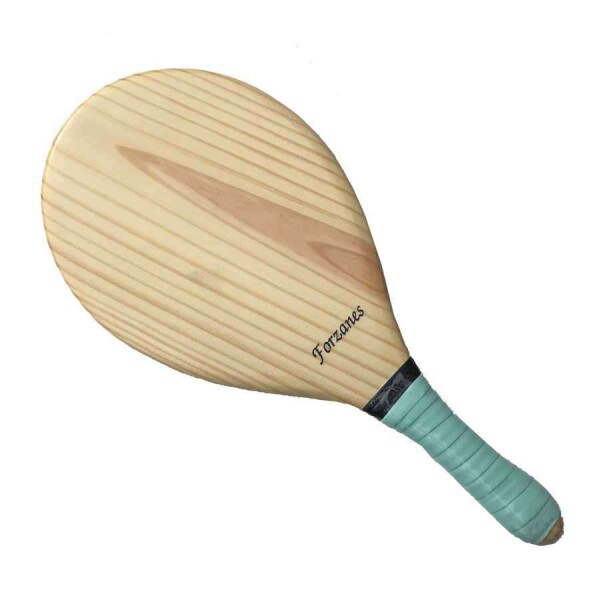 RAQUETE FRESCOBOL SÓLIDA DE PINUS FORZANES - Bege/verde