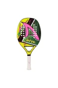 RAQUETE SHARK BEACH TENNIS FURY - Preto/amarelo