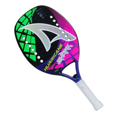 RAQUETE SHARK BEACH TENNIS HURRICANE - Preto/rosa