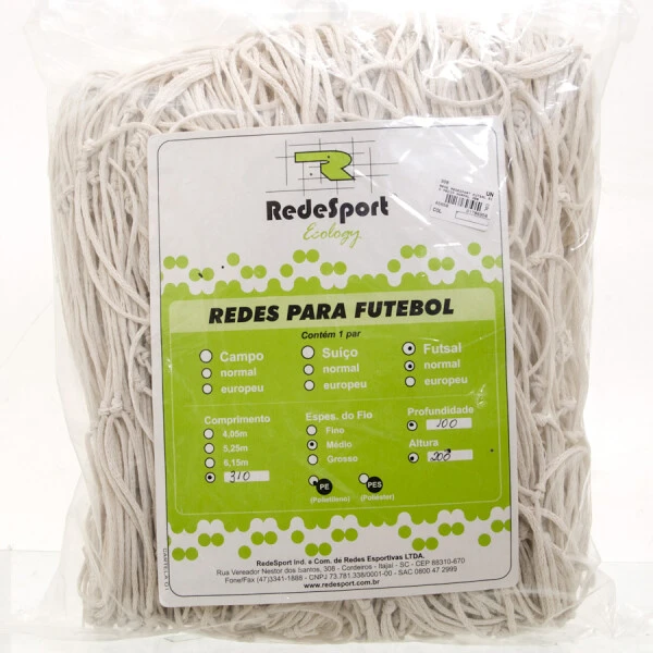 REDE REDESPORT FUTSAL ECO MÉDIO NORMAL 308 - Colorido