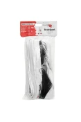 REDE REDESPORT VÔLEI LAZER 9,5M 2 FAIXAS 180 - Preto/branco