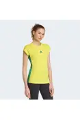 REGATA ADIDAS 3S SJ FEMININA - Amarelo/verde