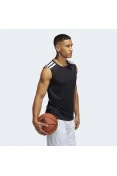 REGATA ADIDAS BASQUETE ALL WORLD MASCULINA - Preto