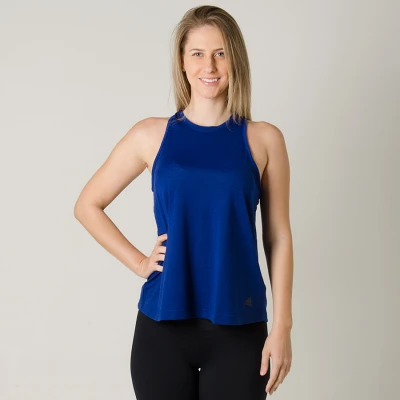 REGATA ADIDAS COOL SOLID FEMININA - Azul REGATA ADIDAS COOL SOLID FEMININA - Azul