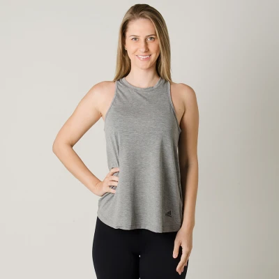 REGATA ADIDAS COOL SOLID FEMININA - Cinza REGATA ADIDAS COOL SOLID FEMININA - Cinza