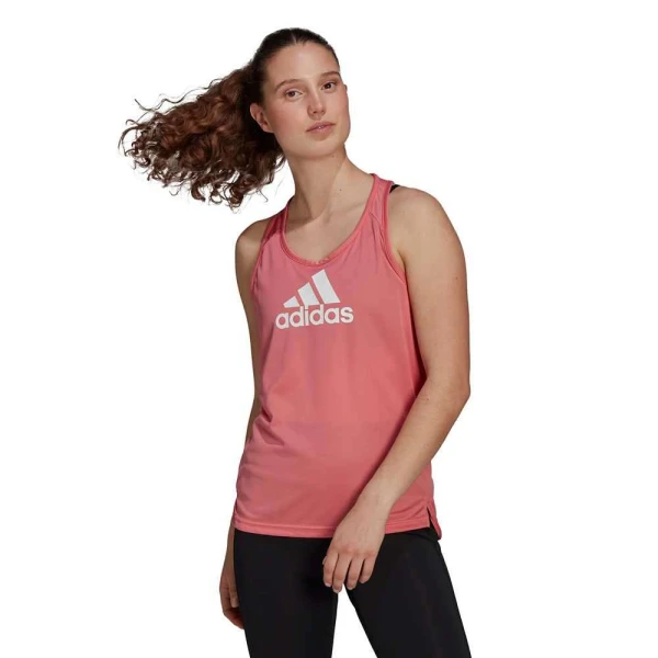 REGATA ADIDAS ESPORTIVA AEROREADY DESIGNED 2 MOVE LOGO FEMININA - Rosa REGATA ADIDAS ESPORTIVA AEROREADY DESIGNED 2 MOVE LOGO FEMININA - Rosa