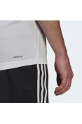 REGATA ADIDAS ESPORTIVA AEROREADY DESIGNED TO MOVE 3-STRIPES MASCULINA - Branco/preto REGATA ADIDAS ESPORTIVA AEROREADY DESIGNED TO MOVE 3-STRIPES MASCULINA - Branco/preto