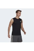 REGATA ADIDAS ESPORTIVA AEROREADY DESIGNED TO MOVE 3-STRIPES MASCULINA - Preto REGATA ADIDAS ESPORTIVA AEROREADY DESIGNED TO MOVE 3-STRIPES MASCULINA - Preto