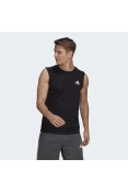 REGATA ADIDAS ESPORTIVA AEROREADY DESIGNED TO MOVE 3-STRIPES MASCULINA - Preto REGATA ADIDAS ESPORTIVA AEROREADY DESIGNED TO MOVE 3-STRIPES MASCULINA - Preto