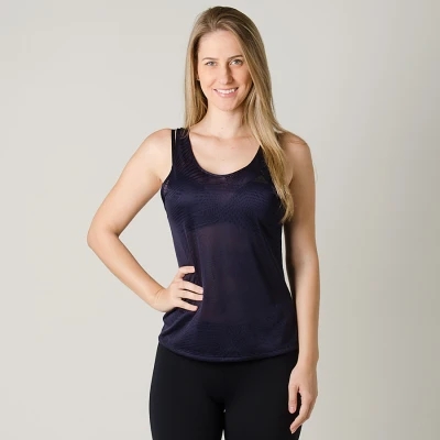 REGATA ADIDAS GRÁFICA LW FEMININA - Marinho REGATA ADIDAS GRÁFICA LW FEMININA - Marinho