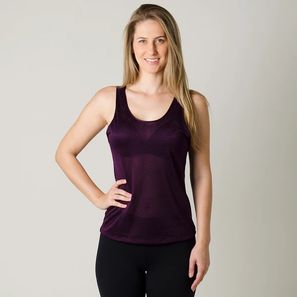 REGATA ADIDAS GRÁFICA LW FEMININA - Roxo REGATA ADIDAS GRÁFICA LW FEMININA - Roxo