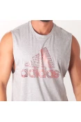 REGATA ADIDAS MH BOS MASCULINA - Cinza REGATA ADIDAS MH BOS MASCULINA - Cinza