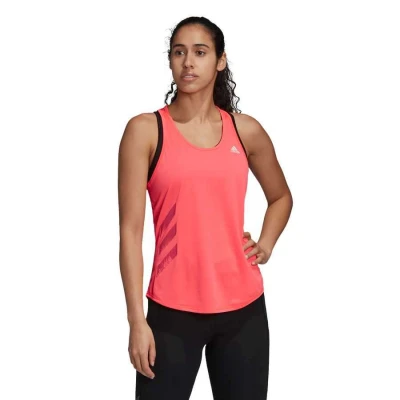 REGATA ADIDAS OWN THE 3-STRIPES PB FEMININA - Laranja REGATA ADIDAS OWN THE 3-STRIPES PB FEMININA - Laranja
