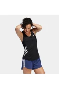 REGATA ADIDAS OWN THE 3-STRIPES PB FEMININA - Preto REGATA ADIDAS OWN THE 3-STRIPES PB FEMININA - Preto