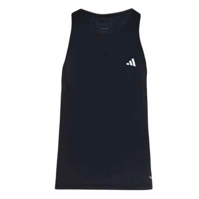 REGATA ADIDAS OWN THE RUN 3 LISTRAS MASCULINA - Preto