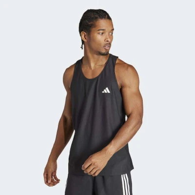REGATA ADIDAS OWN THE RUN BASE MASCULINA - Preto