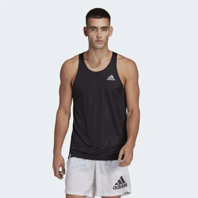 REGATA ADIDAS OWN THE RUN MASCULINA - Preto
