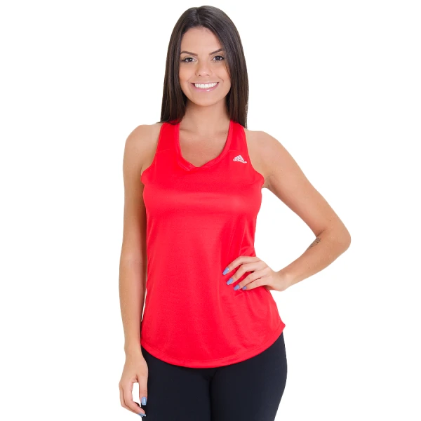 REGATA ADIDAS SEQUENCIALS FEMININA - Vermelho REGATA ADIDAS SEQUENCIALS FEMININA - Vermelho