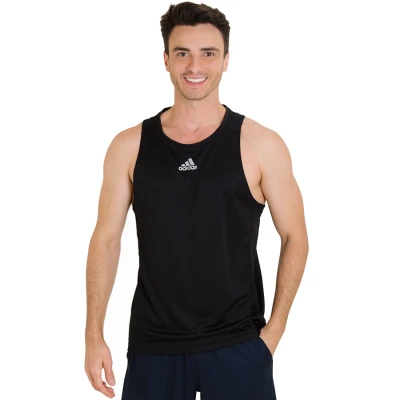 REGATA ADIDAS SEQUENCIALS MASCULINA - Preto REGATA ADIDAS SEQUENCIALS MASCULINA - Preto