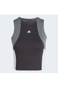 REGATA ADIDAS TECHFIT FEMININO - Preto/grafite REGATA ADIDAS TECHFIT FEMININO - Preto/grafite