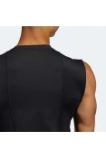 REGATA ADIDAS TECHFIT SLEEVELESS FITTED MASCULINA - Preto
