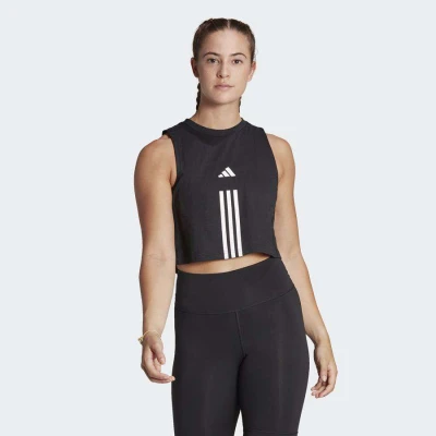 REGATA ADIDAS TR-ES COT TK FEMININA - Preto/branco REGATA ADIDAS TR-ES COT TK FEMININA - Preto/branco