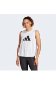 REGATA ADIDAS TR-ES LOGO TK FEMININA - Branco/preto REGATA ADIDAS TR-ES LOGO TK FEMININA - Branco/preto