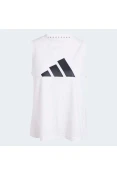 REGATA ADIDAS TR-ES LOGO TK FEMININA - Branco/preto REGATA ADIDAS TR-ES LOGO TK FEMININA - Branco/preto