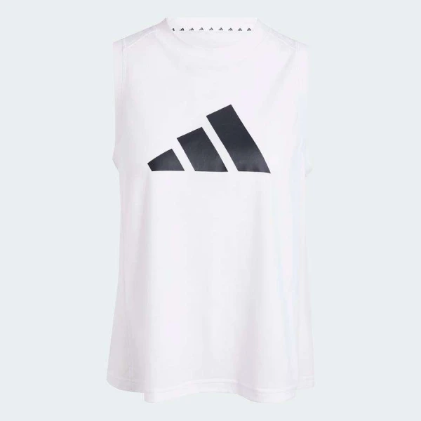 REGATA ADIDAS TR-ES LOGO TK FEMININA - Branco/preto REGATA ADIDAS TR-ES LOGO TK FEMININA - Branco/preto