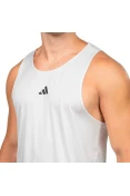 REGATA ADIDAS TREINO BASICA MASCULINA - Branco REGATA ADIDAS TREINO BASICA MASCULINA - Branco