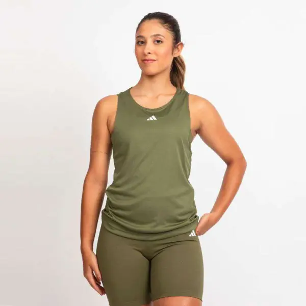REGATA ADIDAS TREINO DE POLIESTER FEMININA - Verde