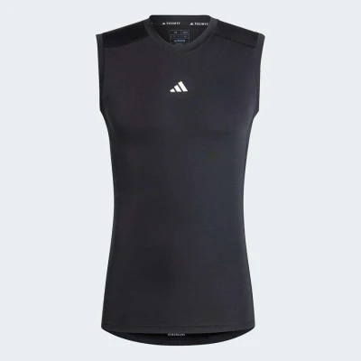REGATA ADIDAS TREINO TECHFIT MASCULINA - Preto