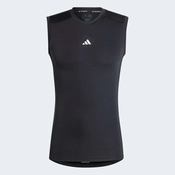 REGATA ADIDAS TREINO TECHFIT MASCULINA - Preto