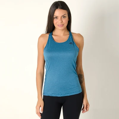 REGATA ADIDAS TRÊS LISTRAS FEMININA - Azul REGATA ADIDAS TRÊS LISTRAS FEMININA - Azul